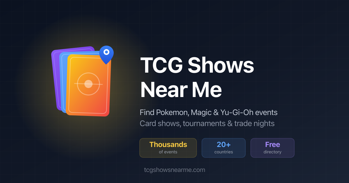 TCG Shows Near Me screenshot