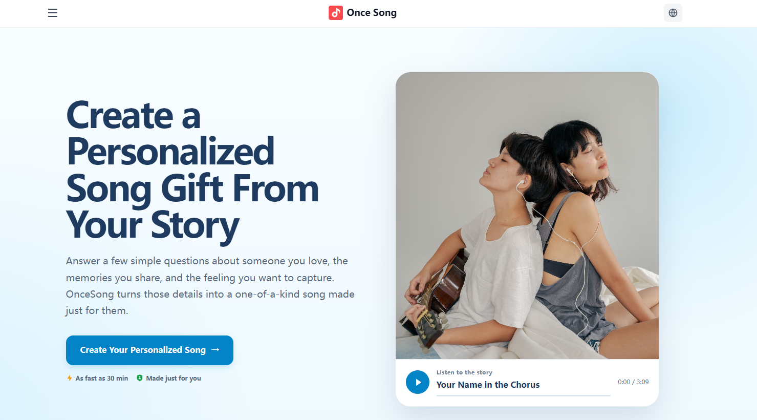 OnceSong screenshot
