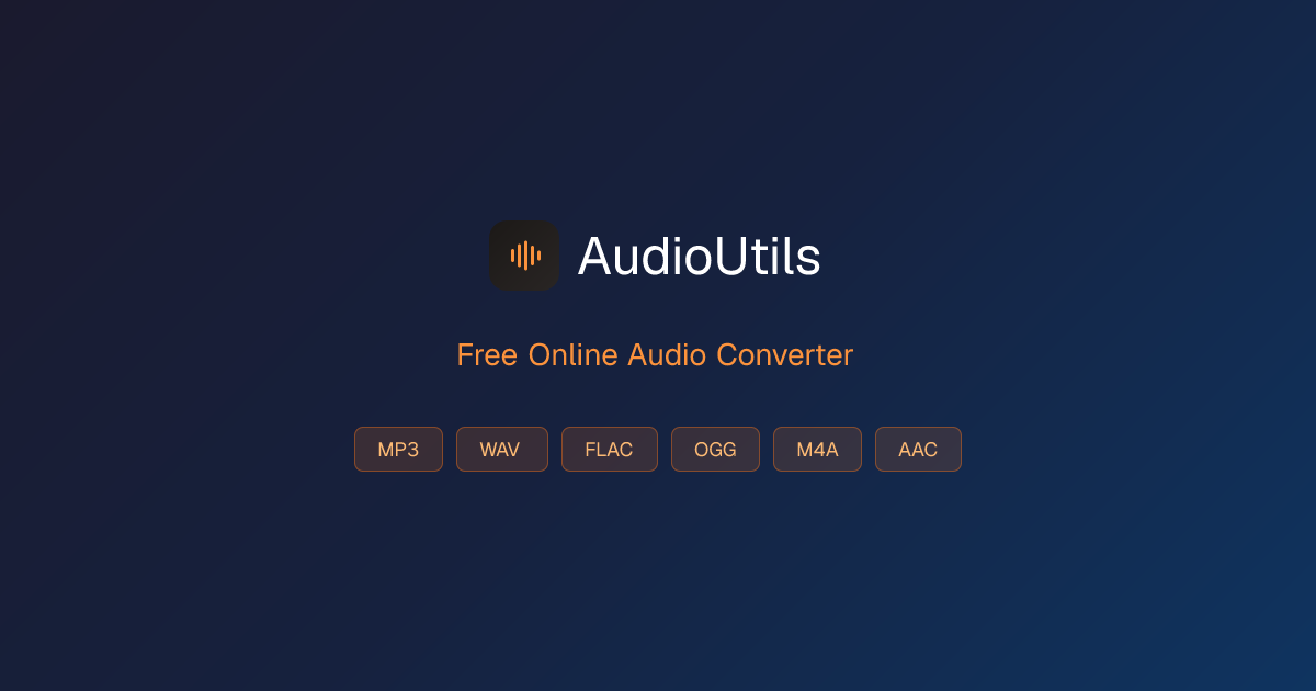AudioUtils screenshot