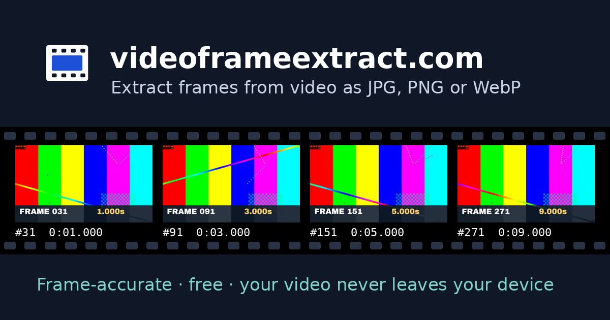 Video Frame Extractor screenshot