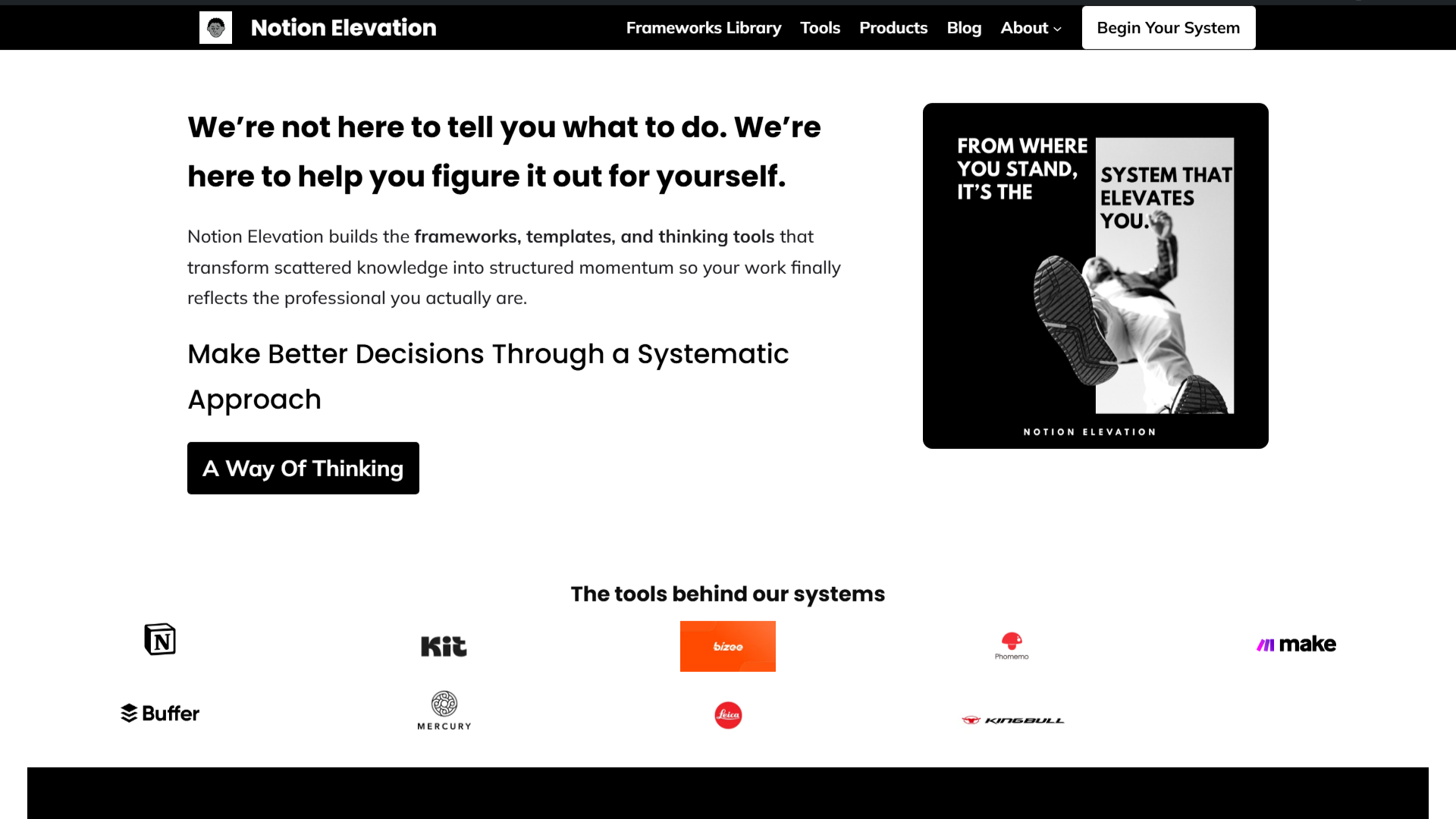 Notion Elevation screenshot