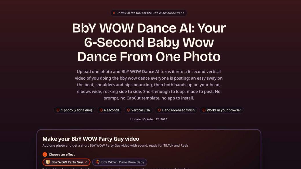 BbY WOW Dance screenshot