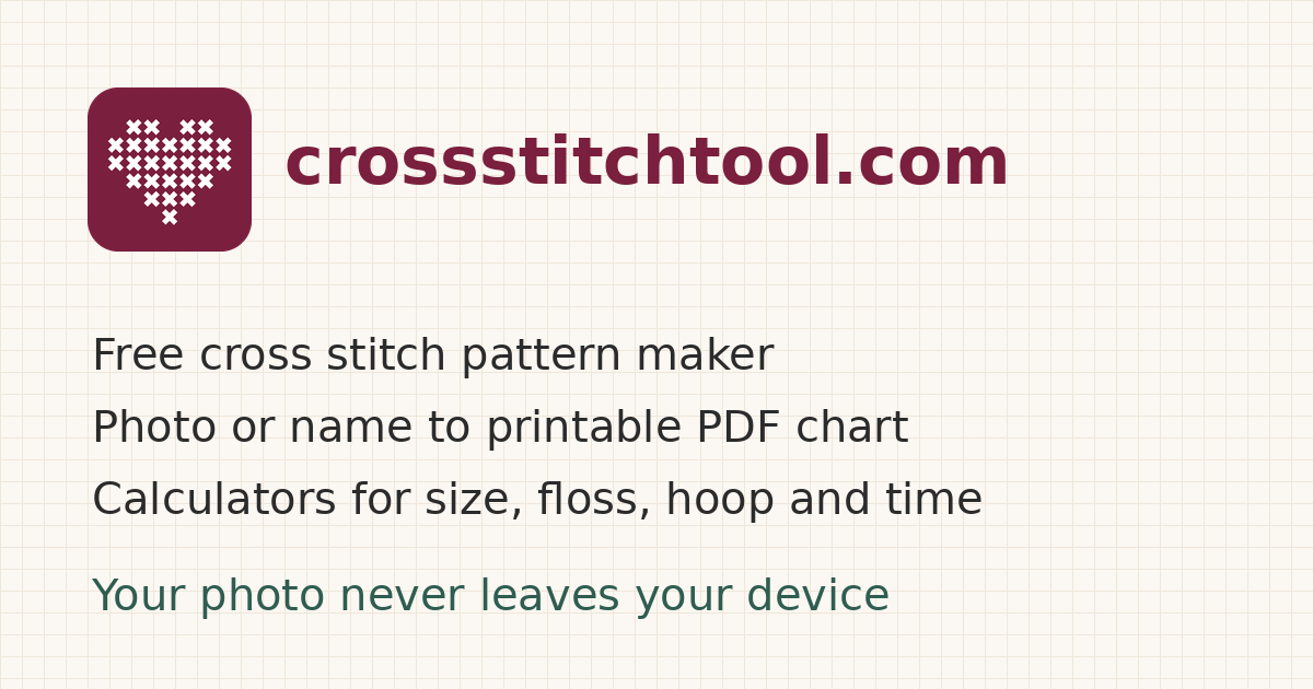 Cross Stitch Tool screenshot