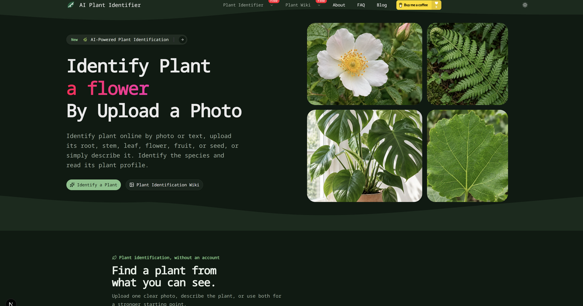 AI Plant Identifier screenshot