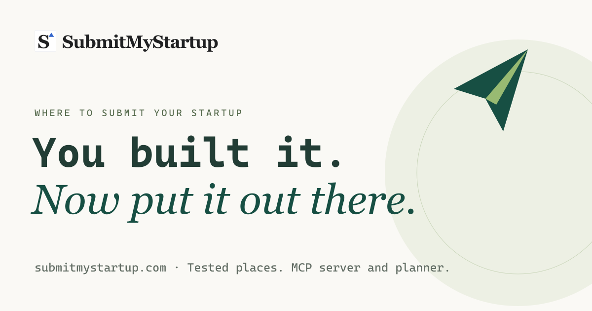 SubmitMyStartup screenshot