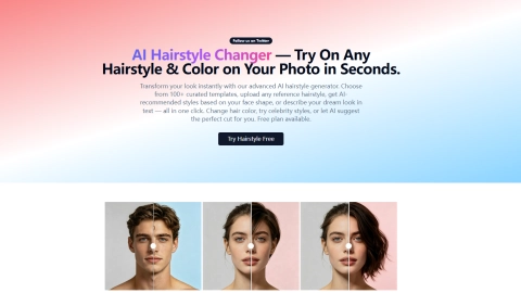 aihairstyletryon.art screenshot