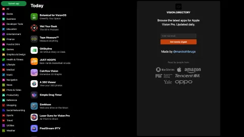 Vision.directory screenshot