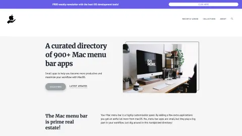 MacMenuBar.com screenshot