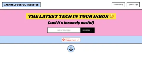 InsanelyUsefulWebsites.com screenshot