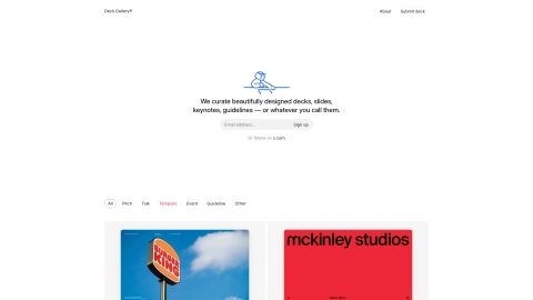 Deck.gallery screenshot