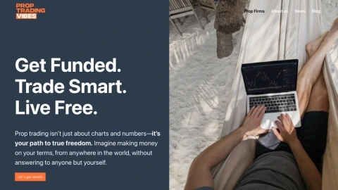 PropTradingVibes.com screenshot