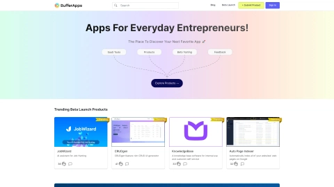 BufferApps.com screenshot