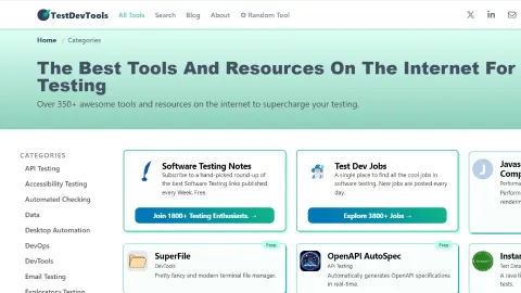 TestDev.tools screenshot
