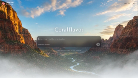 uncensored.coralflavor.com screenshot